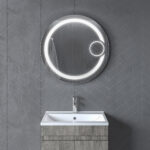 LED Καθρέπτης Φ90 με Μεγενθυντικό Φακό Μ191