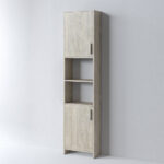 Στήλη Μπάνιου ALON 2 Μπεζ 3CAL040BO2 Eπιδαπέδια στήλη 40x20x170