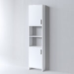 ΣΤΗΛΗ ΜΠΑΝΙΟ ALON 2 Επιδαπέδια Λευκό 3CAL040WH2 με 2 πόρτες 40x20x170