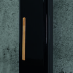 Στήλη SENSIO Μαύρη 45 MDF 18mm Λάκα 3CSE045BL0 κρεμαστή 44,5x28x140cm