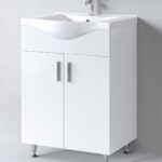 Πάγκος SIENA Λευκός 65 S3BSI065GL0 61x34x83cm Νιπτήρας 65x46cm