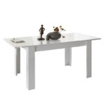 Τραπέζι Επεκτεινόμενο Easy Λευκό 137x90x79 (+48)