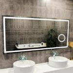 LED Καθρέπτης 120x80 με μεγενθυντικό φακό M193