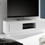 Έπιπλο Τηλεόρασης Sky White Stripes 156x45x50