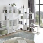 Βιβλιοθήκη Zeta Λευκή Gloss 139x147x28 - 409014Z