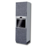 Ντουλάπι βάσης στήλη φούρνου Glamour Marble Dark MDF 60cm 60x214x57cm GLAMARHL-60/214/2