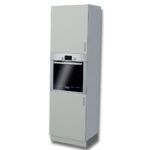 Ντουλάπι βάσης στήλη φούρνου Elite White Soft MDF 60cm 60x214x57cm ELWHTHL-60/214/2