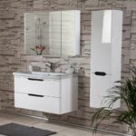 Σετ Έπιπλο Μπάνιου BELE Λευκό 105 9SBE105WH0 Πάγκο 105x46x55cm