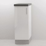 Ντουλάπι βάσης Glamour White High Gloss 30cm MDF 30x82x48cm GLAWHTL-30/82