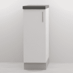 Ντουλάπι βάσης Elite White Soft 30cm MDF 30x82x48cm ELWHTL-30/82