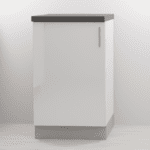 Ντουλάπι βάσης Glamour White High Gloss 50cm MDF 50x82x48cm GLAWHTL-50/82