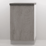 Ντουλάπι βάσης Sunrise Spil Grey 50cm MDF 50x82x48cm SUNSPIL-50/82