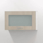 Ντουλάπι τοίχου κρεμαστό Modern Oak Sonoma 60cm Half Glass 60x36x30cm MODOSOW-60x36GHFGL