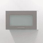 Ντουλάπι τοίχου κρεμαστό Elite Gothic 60cm MDF Half Glass 60x36x30cm ELGOTW-60x36GHFGL