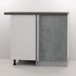 Ντουλάπι βάσης τυφλό γωνιακό Glamour Marble Dark 80cm MDF 80x82x48cm GLAMARBC-80/82