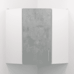 Ντουλάπι τοίχου κρεμαστό Glamour Marble Dark 60cm MDF Γωνιακό 60/60x72x30cm GLAMARW-60x60x72