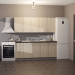 Σύνθεση Κουζίνα Bella 200cm συρτάρια  Oak Sonoma 200x60x82cm M301.07