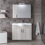 Σετ Έπιπλο Μπάνιου SIENA Harmony 90 9SSI090HN0W Πάγκο 87x34x83cm