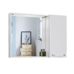 Καθρέφτης DODE 85 MDF 18mm Λάκα 3MDO085WH0 Λευκός 82x15x70cm