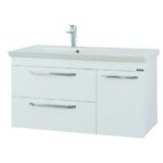 Πάγκος DODE 100 Λευκός MDF 18mm Λάκα S3BDO100WH0 Κρεμαστός 100x44x60