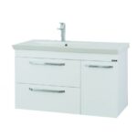 Πάγκος DODE 85 WHITE MDF 18mm Λάκα S3BDO085WH0 Κρεμαστός 84x44x60