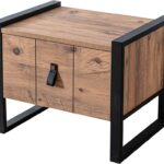 Κομοδίνο Μέταλλο Ξύλο