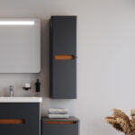 Στήλη MASAL Ανθρακί MDF 18mm Λάκα 35 3CMAS035ANM κρεμαστή 35x28x110