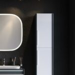 Στήλη ROYAL Λευκό MDF 18mm Λάκα 35  3CROY035ANTW κρεμαστή 35x35x138