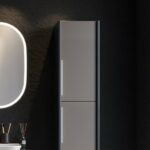 Στήλη ROYAL Καπουτσίνο MDF 18mm Λάκα 35  3CROY035ANGCM κρεμαστή 35x35x138