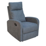 Πoλυθρόνα Ανακλινόμενη 67x91x101 cm KARLA χρ. Σκούρο Γκρι