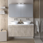 ΣΕΤ ΕΠΙΠΛΟΥ OMEGA TOP 120cm 2 ΝΙΠΤΗΡΕΣ  χρ. ΜΠΕΖ 9SOMTD120BO