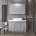 ΣΕΤ ΕΠΙΠΛΟΥ OMEGA TOP 100cm χρ. ΓΚΡΙ 9SOMT100GO