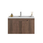 Σετ Πάγκου DIANA 80 cm Κόντρα Πλακέ Θαλάσσης (Plywood) χρ.ΚΑΦΕ S3BDIA080BR