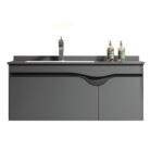 Σετ Πάγκου DIVA 100 cm Κόντρα Πλακέ Θαλάσσης (Plywood) χρ. ΑΝΘΡΑΚΙ S3BDIV100ANTH