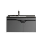 Σετ Πάγκου DIVA 80 cm Κόντρα Πλακέ Θαλάσσης (Plywood) χρ. ΑΝΘΡΑΚΙ S3BDIV080ANTH