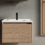 Σετ Πάγκου REA 60 cm Κόντρα Πλακέ Θαλάσσης (Plywood) χρ. ΚΑΦΕ ΑΝΟΙΧΤΟ S3BREA060CAP