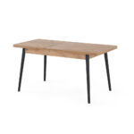 ΤΡΑΠΕΖΑΡΙΑ ΟΡΘΟΓΩΝΙΑ 120(+30cm)x75cm χρ.ΔΡΥΣ (M417)