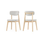 Καρέκλα (2τμχ) OTTO χρ.ΓΚΡΙ ΑΝΟΙΧΤΟ (S803) ΤΙΜΗ ΤΕΜΑΧΙΟΥ 115,00€