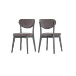 Καρέκλα Καπιτονέ χρ. ΑΝΘΡΑΚΙ (S814)