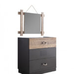 ΣΥΡΤΑΡΙΕΡΑ OFFROAD 80x45x140cm χρ.ΑΝΘΡΑΚΙ κωδ. 0552-4DROF080OL