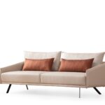 Καναπές LISBON 225x90x85 cm χρ.ΜΠΕΖ κωδ. 0552-4SOLI230BE