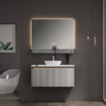 Σετ Επίπλου GREYS TOP 100cm Κόντρα Πλακέ Θαλάσσης (Plywood) χρ.ΓΚΡΙ ΑΝΟΙΧΤΟ 9SGRET100LGR