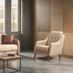 Πολυθρόνα NOVA 74x90x100 cm χρ.ΜΠΕΖ κωδ. 0683-6CH074NOVABEIGE