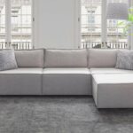 Γωνιακός Καναπές SOFT 320x95x75cm χρ.ΓΚΡΙ-ΜΠΕΖ κωδ. 0552-4SOFT320GR