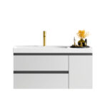 Σετ Πάγκου SARON 100 cm Κόντρα Πλακέ Θαλάσσης (Plywood) χρ.ΓΚΡΙ ΑΝΟΙΧΤΟ S3BSAR100LGR