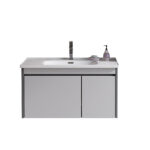 Σετ Πάγκου YVONNE 60 cm Κόντρα Πλακέ Θαλάσσης (Plywood) χρ.ΓΚΡΙ ΑΝΟΙΧΤΟ S3BYVO060GR