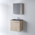 Σετ Έπιπλο Μπάνιου DIKI 60cm χρ. BEIGE OAK κωδ. 9SDI060BEO