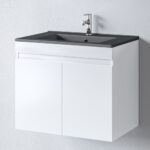 Σετ Πάγκου OMEGA 75cm χρ.WHITE GLOSS κωδ.S3BOM075GLB