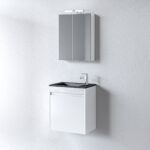 Σετ Επίπλου DIKI 55cm χρ.WHITE GLOSS κωδ. 9SDI055WGLB