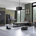 Κρεβάτι OFFROAD Μονό 107x205x135 cm χρ. ΧΑΚΙ Για Στρώμα 90x190 cm κωδ. 0552-4BEOF100OL